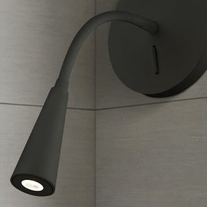 Conifer 5" LED Reading Wall Sconce, Black