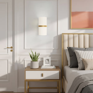 Larkspur 13" LED Wall Sconce, Brushed Gold