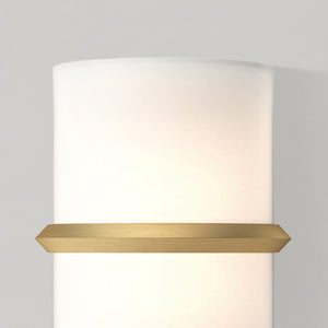 Tavos 9" LED Wall Sconce, Brushed Gold
