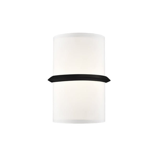 Tavos 9" LED Wall Sconce, Black