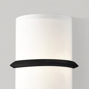 Tavos 9" LED Wall Sconce, Black