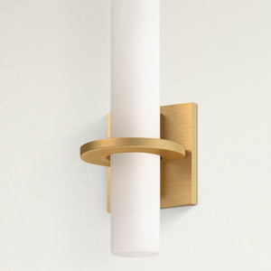 Bridge 5" LED Wall Sconce, Brushed Gold