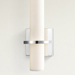 Bridge 5" LED Wall Sconce, Chrome