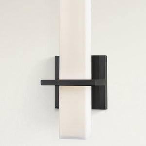 Bridge 18" LED Wall Sconce, Black