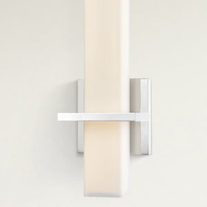 Bridge 18" LED Wall Sconce, Chrome
