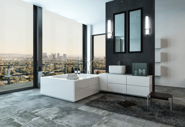 Bridge 18" LED Wall Sconce, Chrome