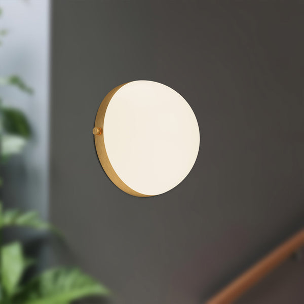 Orinda 7" LED Vanity Wall Sconce, Brushed Gold
