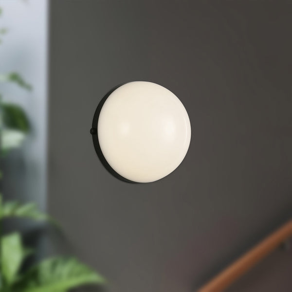 Orinda 7" LED Vanity Wall Sconce, Matte Black