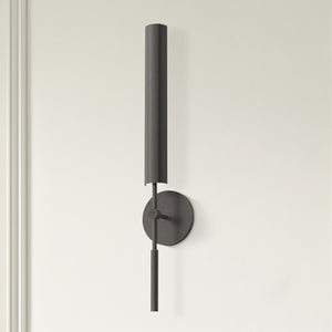 LeVasseur 2" LED Vanity Wall Sconce, Metal Shade/Urban Bronze