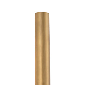 LeVasseur 2" LED Vanity Wall Sconce, Metal Shade/Vintage Brass