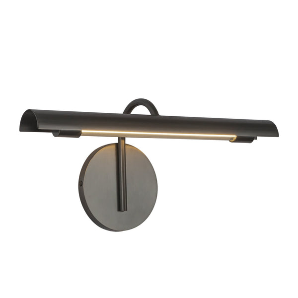 LeVasseur 14" LED Vanity Wall Sconce, Metal Shade/Urban Bronze