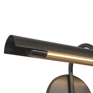 LeVasseur 14" LED Vanity Wall Sconce, Metal Shade/Urban Bronze