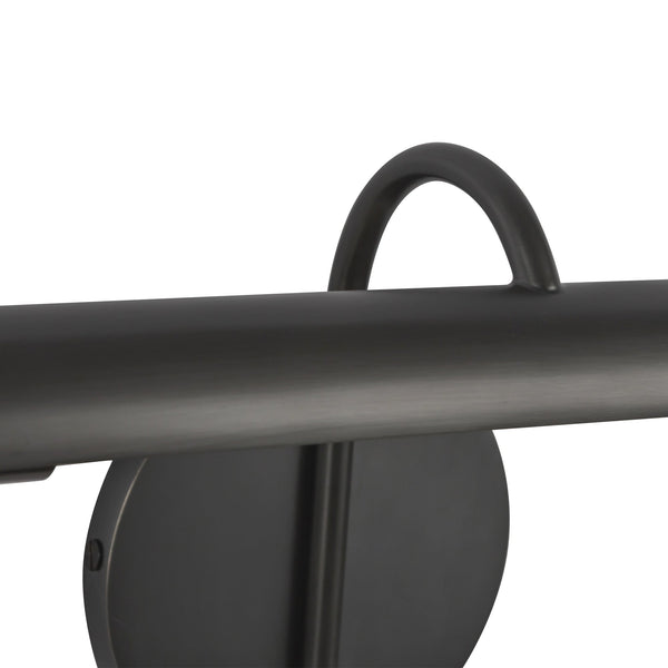 LeVasseur 14" LED Vanity Wall Sconce, Metal Shade/Urban Bronze