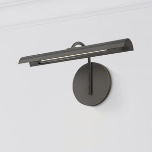LeVasseur 14" LED Vanity Wall Sconce, Metal Shade/Urban Bronze
