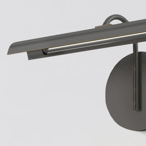 LeVasseur 14" LED Vanity Wall Sconce, Metal Shade/Urban Bronze