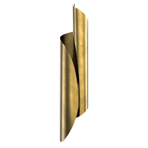Festiva Two-Light Vanity Wall Sconce, Vintage Brass