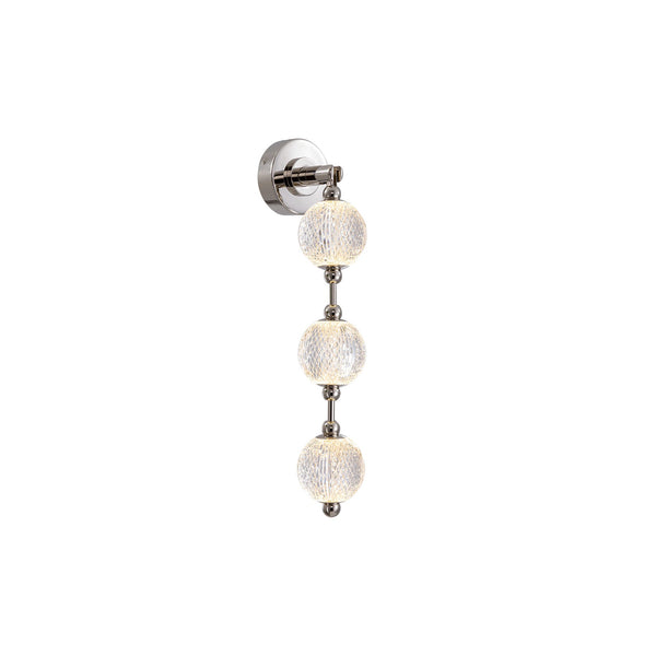 Marlowe Vanity-style 23" Wall Light, Polished Nickel