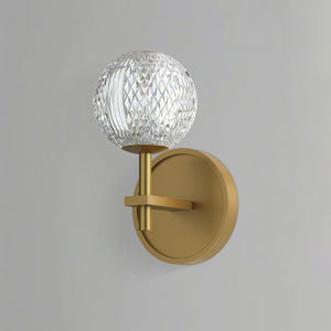 Cassia 5" Wall/Vanity Light, Natural Brass