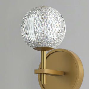 Cassia 5" Wall/Vanity Light, Natural Brass
