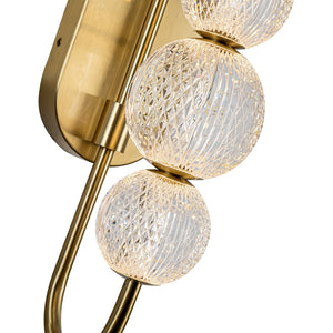 Cassia 28" Wall/Vanity Light, Natural Brass