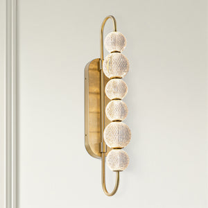 Cassia 28" Wall/Vanity Light, Natural Brass