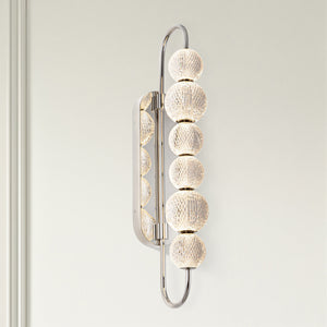 Cassia 28" Wall/Vanity Light, Polished Nickel