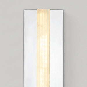 Solenne 5" Wall/Vanity Light, Polished Nickel/Alabaster