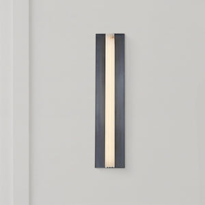 Solenne 5" Wall/Vanity Light, Urban Bronze/Alabaster