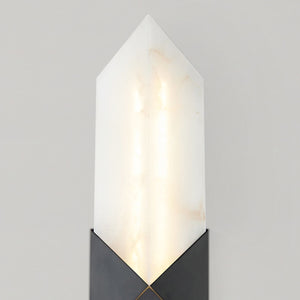Regulus 12" Wall/Vanity Light, Urban Bronze/Alabaster