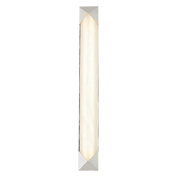Regulus Vanity-style 25" Wall Light, Polished Nickel/Alabaster