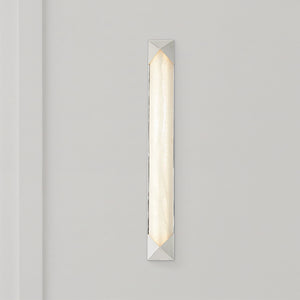 Regulus 25" Wall/Vanity Light, Polished Nickel/Alabaster