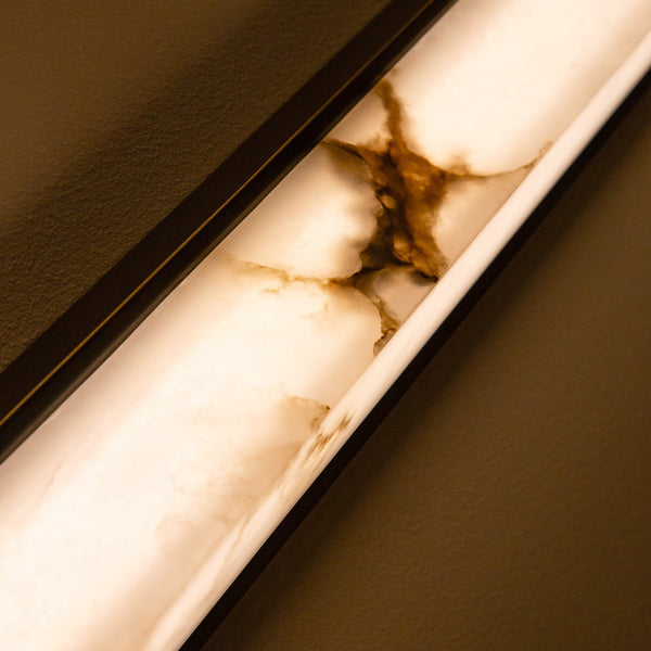 Regulus Vanity-style 25" Wall Light, Urban Bronze/Alabaster