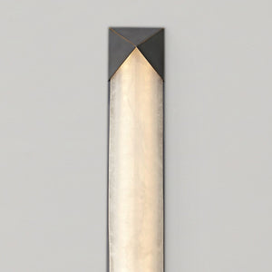 Regulus 25" Wall/Vanity Light, Urban Bronze/Alabaster