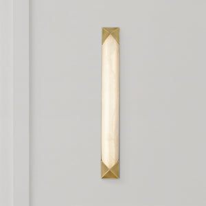 Regulus 25" Wall/Vanity Light, Vintage Brass/Alabaster