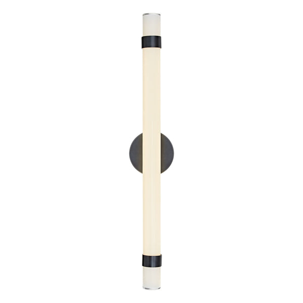Mercer Vanity-style 30" Wall Light, Urban Bronze/Glossy Opal