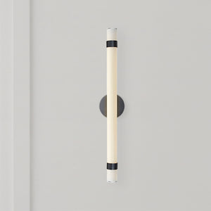 Mercer 30" Wall/Vanity Light, Urban Bronze/Glossy Opal
