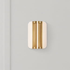 Filmore 7" LED Wall Light, Vintage Brass