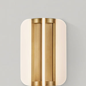 Filmore 7" LED Wall Light, Vintage Brass