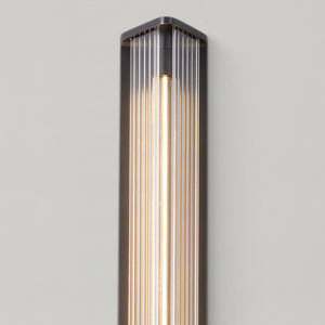 Kepler 23" LED Wall/Vanity Light, Ribbed Glass/Urban Bronze