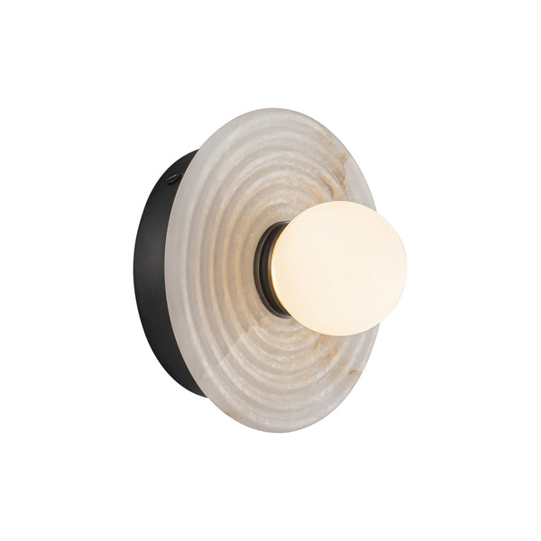 Manzanita 6" LED Wall/Vanity Light, Urban Bronze/Alabaster