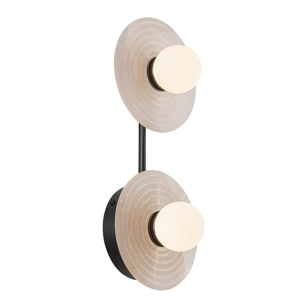 Manzanita 14" LED Wall/Vanity Light, Urban Bronze/Alabaster