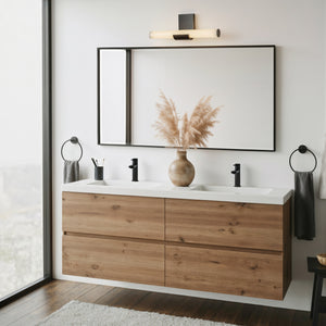 Novella 6" LED Vanity Light, Urban Bronze