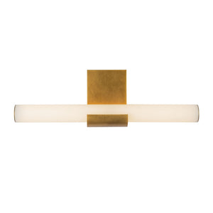 Novella 6" LED Vanity Light, Vintage Brass