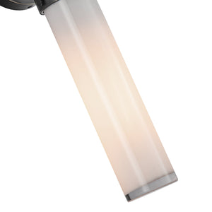 Mandelo 16" One-Light Wall/Vanity Light, Urban Bronze/Glossy Opal