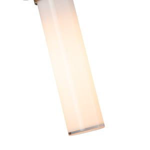 Mandelo 16" One-Light Wall/Vanity Light, Vintage Brass/Glossy Opal