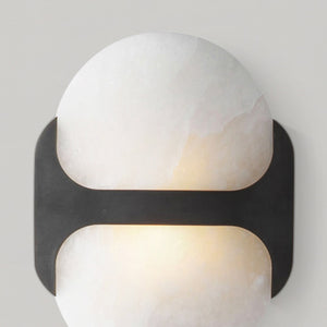 Aldrin 9" Wall/Vanity Light, Urban Bronze/Alabaster