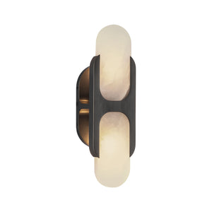 Aldrin 14" Wall/Vanity Light, Urban Bronze/Alabaster