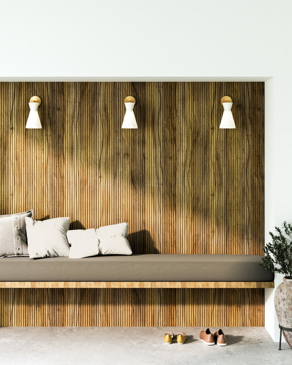 Alice 6" Vanity Wall Sconce, Aged Gold/Opal Glass