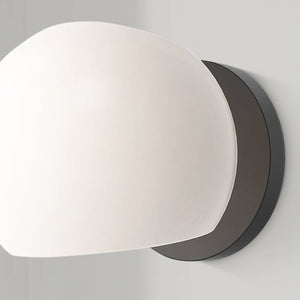 Wimberly 6" One-Light Wall/Vanity Light, Matte Black/Opal Matte Glass