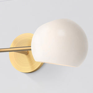 Wimberly 17" Two-Light Wall/Vanity Light, Brushed Gold/Opal Matte Glass